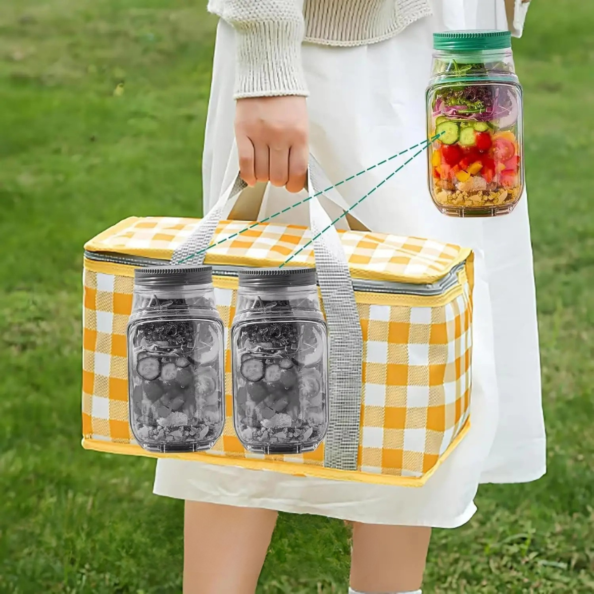 PrePera™ - Frissentartó Salátás Üveg