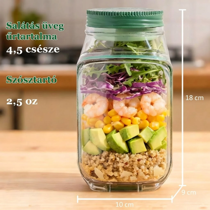 PrePera™ - Frissentartó Salátás Üveg