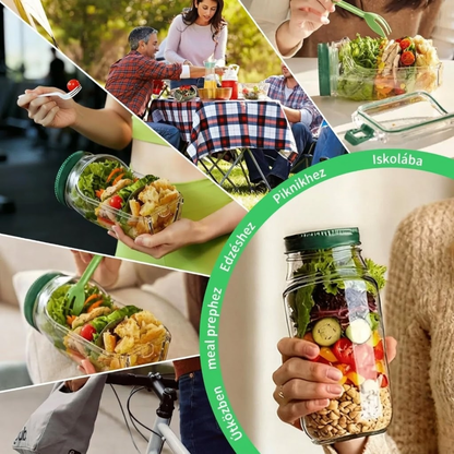 PrePera™ - Frissentartó Salátás Üveg